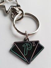 Load image into Gallery viewer, P3 Logo Enamel Keychain